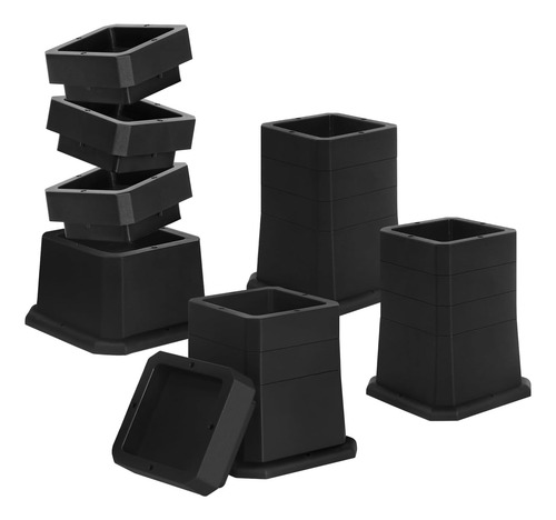 Juego De 12 Elevadores De Cama Ajustables Muebles, Elev...