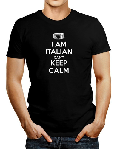 Idakoos Polo I Am Italian Can't Keep Calm