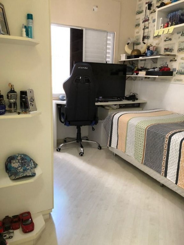 Imagem 12 de 30 de Sobrado No Condomínio Villagio Bologna, 100m², 3 Dormitórios, 1 Suíte, 2 Vagas, Bosque Maia. - So0183