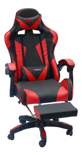 Cadeira Gamer Ktrok Proseat Giratória Retrátil - Vermelha
