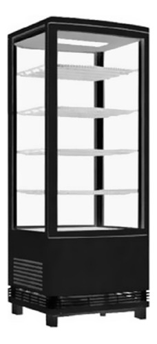 Vitrina Vertical Refrig.mod.kvvs-235l,4niv Negra Certificad