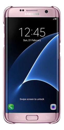 Case Samsung Clear Cover Para Galaxy S7 Edge Rose
