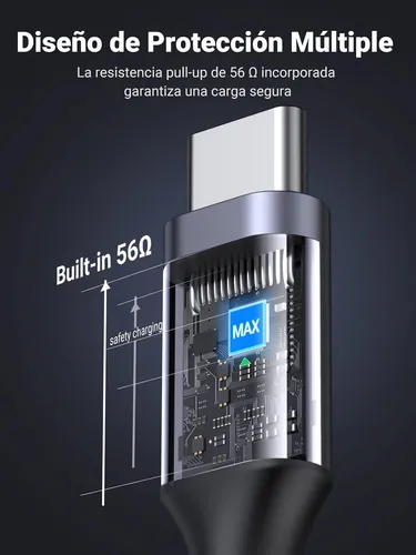 Ugreen Cable Usb-c 2 Metros 60w Para iPhone, Samsung, Etc