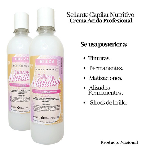 Imagen 5 de 5 de Triple Pack Shampoo + Alisante Sin Formol + Crema Acida Liso