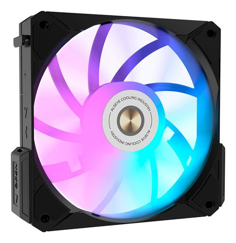Kit Ventoinhas Alseye I12b-k3, Argb, 3x120mm, Preto