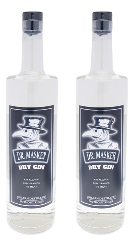 Pack 2 Gin Dr. Masker 750cc