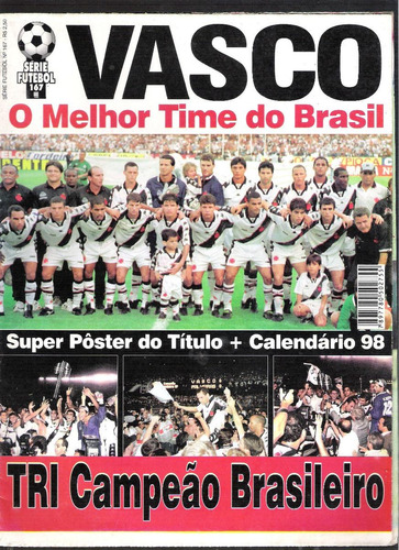 Revista Pôster Do Vasco - Série Futebol- Edição N° 167