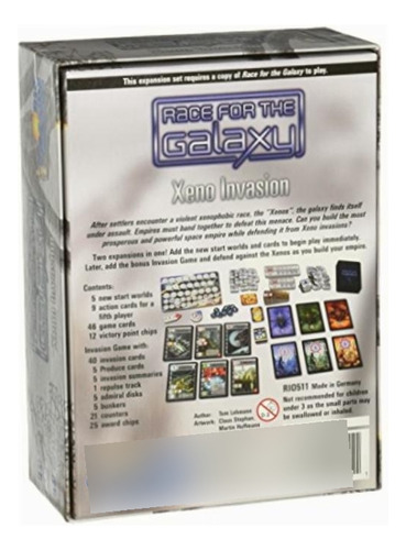 Race For The Galaxy: Xeno Invasión Juego De Mesa