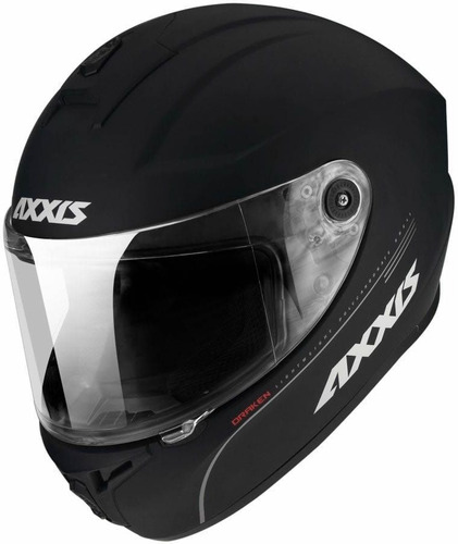 Casco Moto Axxis Draken Solid A11 Negro Mate Dafy Integral