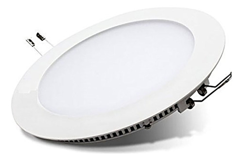 Spot Panel Led Embutir Techo 18w Circular Luz Fria 