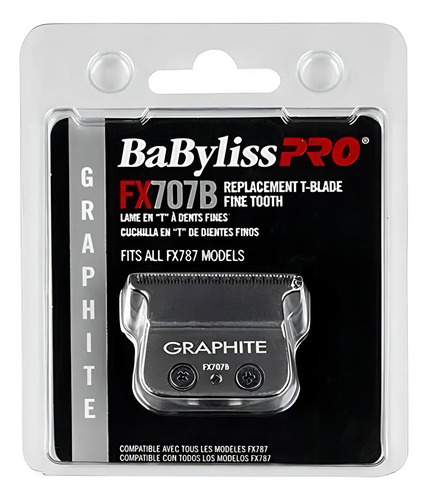 Faca de reposição Babyliss Skeleton Gold, cor de barbeiro profissional, preta