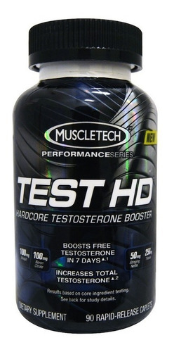 Test Hd Hardcore Testosterone Booster Muscletech 90 Cps