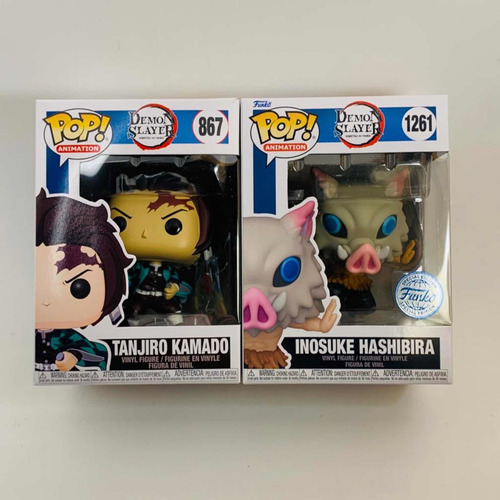 Set Funko Pop! Demon Slayer: Tanjiro & Inosuke