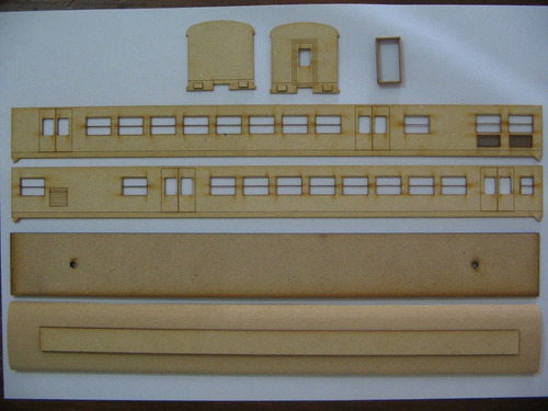 Imagen 7 de 7 de Nico Coche China Cnr Pasaj Furgon Kit Fibrofacil H0 (mnt 63)