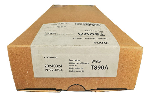 Cartucho De Tinta T890a Original White Caducado Sc-s80600