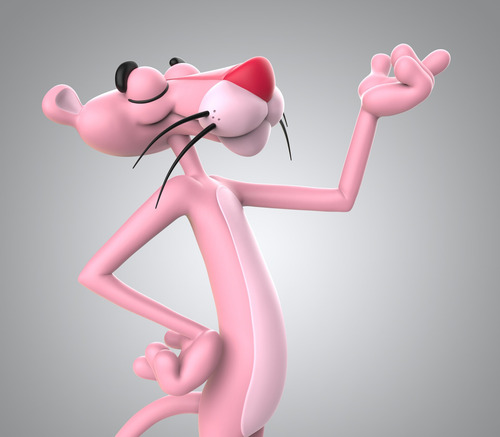 Figuras 3d La Pantera Rosa De Friz Freleng