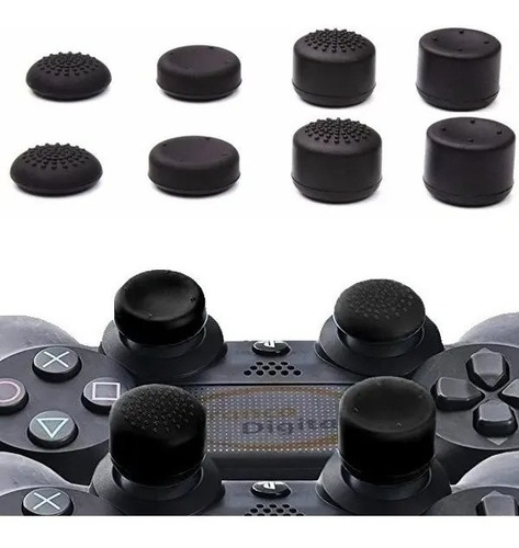 8 Protectores Thumbstick Grip Compatible Con Ps4 Xbox One