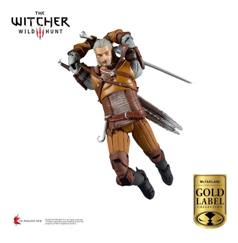 Figura The Witcher Geralt Of Rivia (gold Label Series)