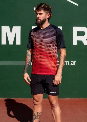 Remera Head Dry Fit Game Shirt Xmrd Hombre Sport Tenis Padel