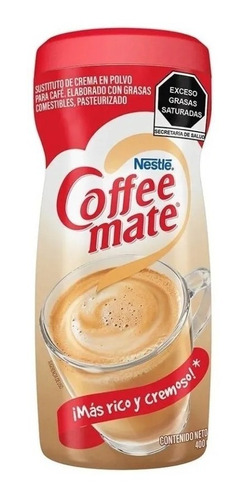 Caja Sustituto De Crema Coffee Mate Con 12 Piezas De 400 Grs