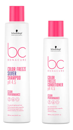 Shampoo + Acondicionador Schwarzkopf Color Freeze S Bonacure