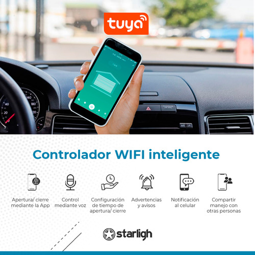 Módulo Wifi Porton Automatico Inteligente App Tuya
