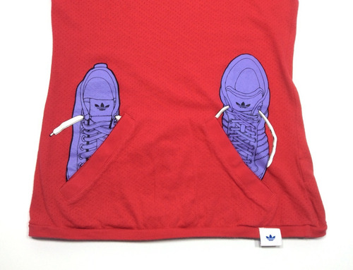 Remera Musculosa adidas Originals Capucha Zapatillas Mujer M