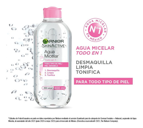 Imagen 3 de 7 de Garnier Kit Todo En 1 400ml Y Mascarilla Revitalizante
