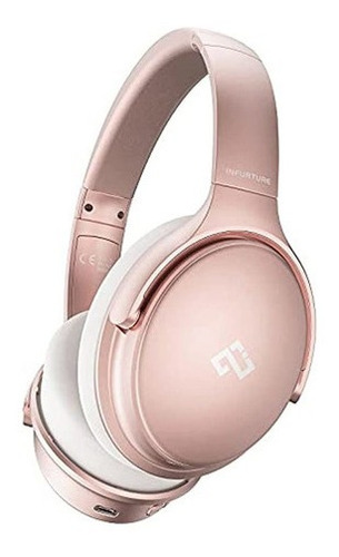 Infurture Pink Auriculares Activos Con Cancelación De Ruido 