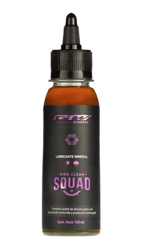 Lubricante Cadenas Bicicletas Gw Squad Mineral 100 Ml