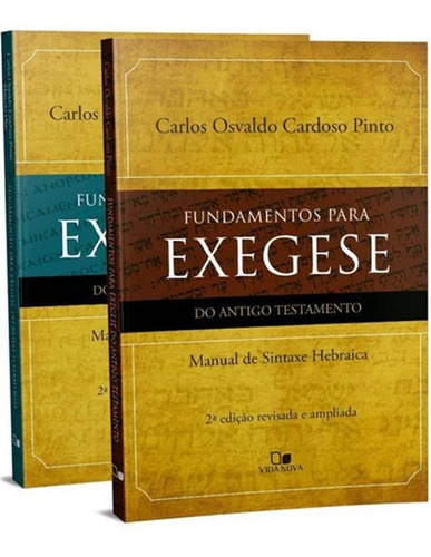 Kit Fundamentos Para Exegese (at E Nt) - 2 Vols.