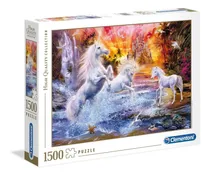 Comprar Puzzle Rompecabeza Clementoni X1500 Piezas Unicornios 31805 