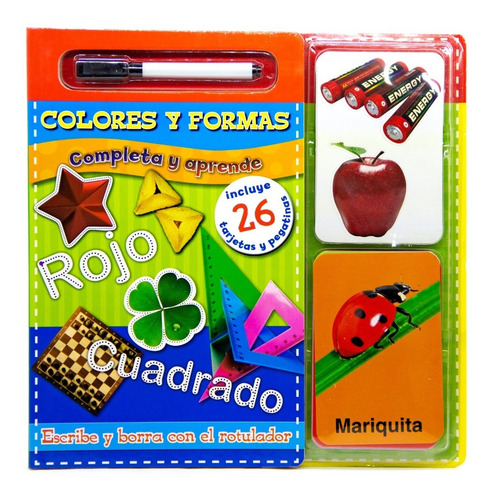 Colores Y Formas Libro Didactico - Borrable
