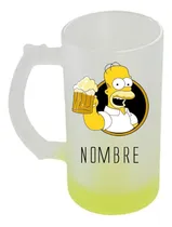 Comprar Tarro Cervecero 500ml Personalizado Homero Simpson