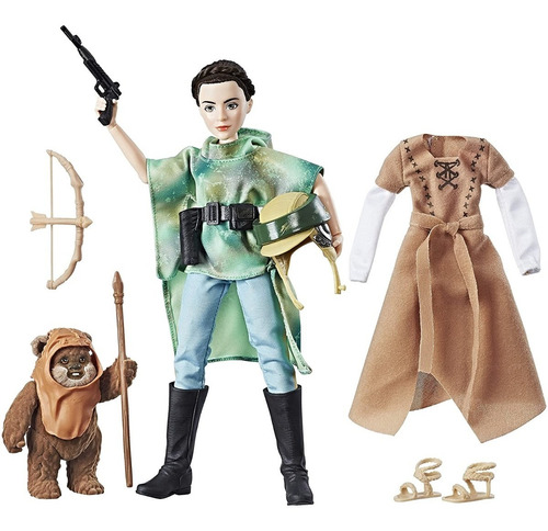 Star Wars Forces Of Destiny -  Endor  - Princesa Leia E Ewok