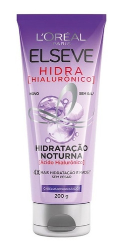 Creme Hidratação Noturna Hidra Hialurônico 200g Elseve