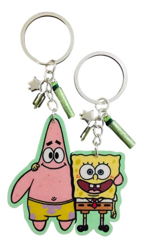 Llaveros Bob Esponja Y Patricio Abrazo N