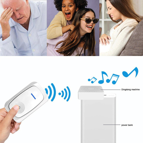 Timbre Inalámbrico Para Puerta Timbre Inalámbrico Enchufable