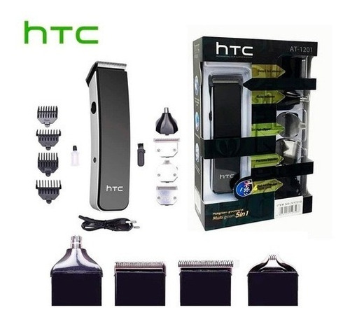 Maquina Corte Cabello Afeitador Patillera Todo 1 Htc Recarga