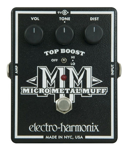 Pedal Efecto P/ Guitarra Electro Harmonix Micro Metal Muff