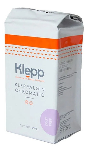 Alginato Klepp Kleppalgin Cromático 450g Odontología Dental