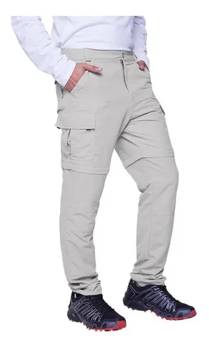 GENERICO Pantalon Trekking Hombre Secado Rapido Desmontable MC103798