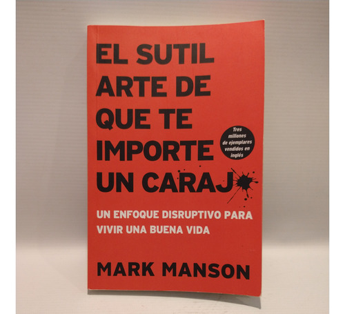 Sutil Arte Todo Importe Un Carajo Manson Harper Collins