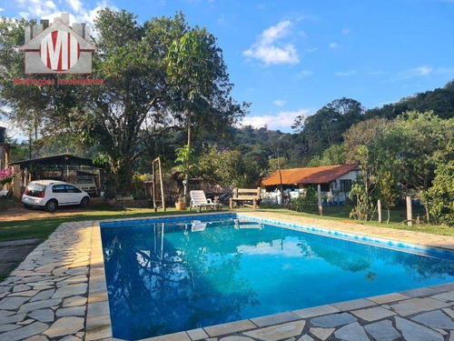 Imagem 6 de 30 de Ótima Chácara Com 3 Dormitórios, Piscina, Lago, Pomar, Acesso Todo Asfaltado, À Venda, 1600 M² Por R$ 370.000 - Zona Rural - Pinhalzinho/sp - Ch0983