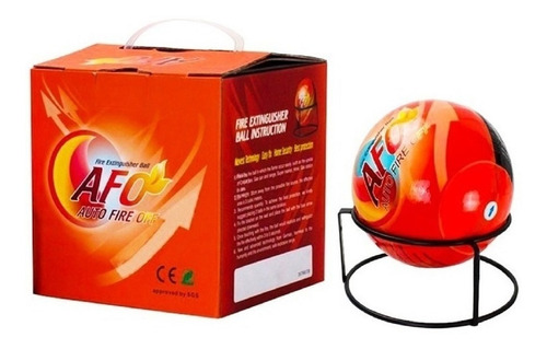 Bola Extintor De  Incendio Fire Bol C/ Alarme +suporte 1,3kg