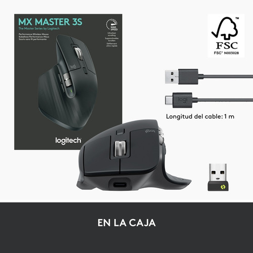 Imagen 8 de 9 de Mouse Multidevice Logitech Mx Master 3s / Usuarios Avanzados