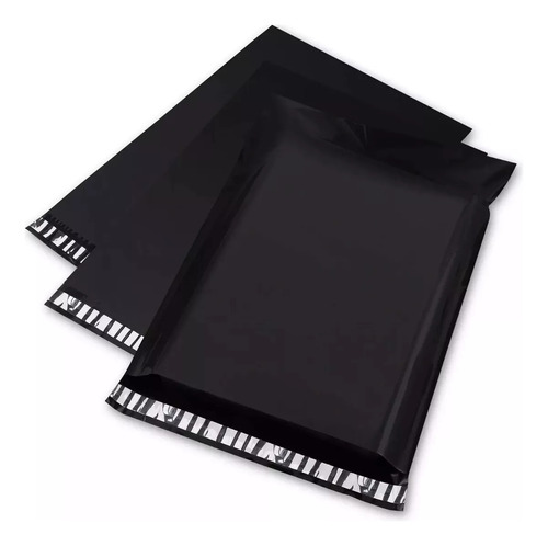 Bolsas E Commerce Negra X500 N°4 70x50 C-adhesivo Color Negro 4