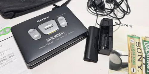 Antigo Walkman Sony Wm Ex622 Anos 80 Caixa E Manuais