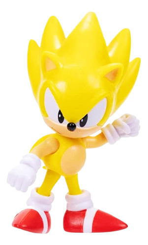 Jakks Pacific Super Sonic Classic 6cm Sonic The Hedgehog Seg