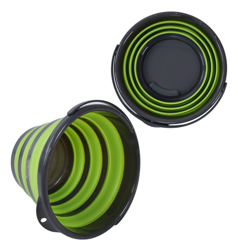 * + Cubo De Agua Portátil Plegable Con Cubeta Plegable